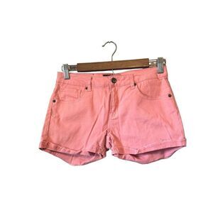 Lucy Brand pink Demin shorts‎ size 14 girls